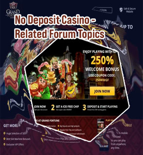 No deposit bonus grand fortune casino