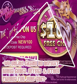 No deposit codes online casino