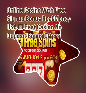 Online casino real money with no deposit bonus