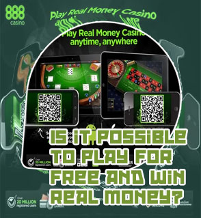 Play online casino for free and win real money